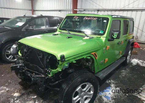2020 Jeep Wrangler Unlimited Sport S 4X4 from USA, damaged, VIN 1C4HJXDG0LW104828